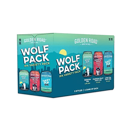 Golden Road Brewing Wolf Pack IPA Variety Pack 12pk 12oz Can