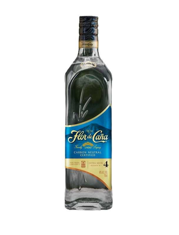 Flor de Cana Extra Seco Silver Rum 750 ml