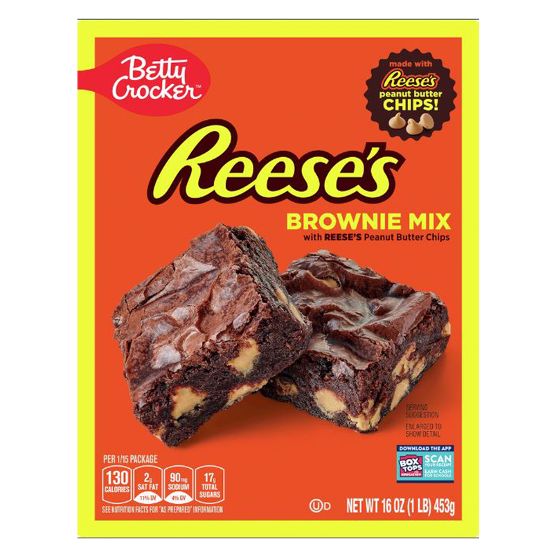 Betty Crocker REESE'S Peanut Butter Premium Brownie Mix 16oz