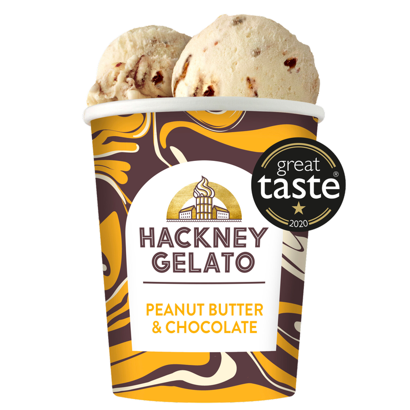 Hackney Gelato Peanut Butter & Chocolate, 460ml