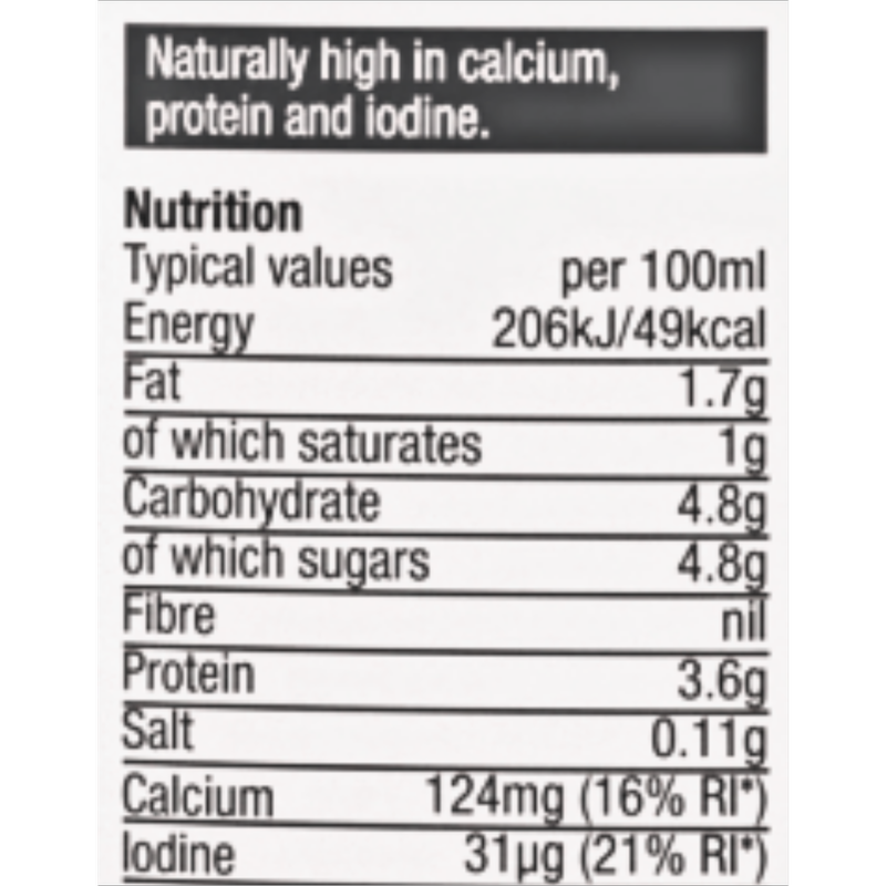 Morrisons British Semi Skimmed Milk 2 Pint, 1136ml Eggs & Diary fast delivery by App or Online