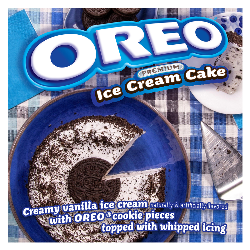 Oreo Vanilla Ice Cream Cake (Serves 9)