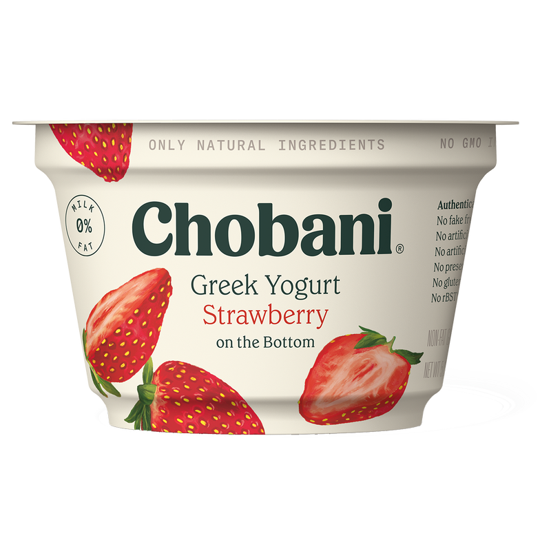 Chobani Strawberry on the Bottom Non-Fat Greek Yogurt - 5.3oz