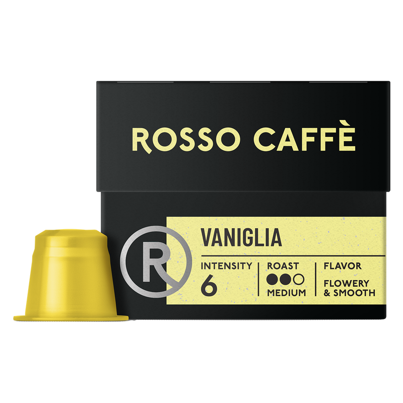 Rosso Caffe Vaniglia Capsules for Nespresso Original-Line Machine 10pk