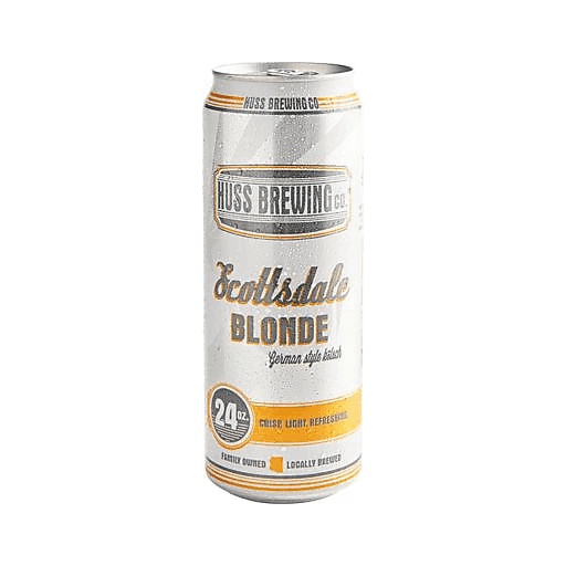 Huss Brewing Scottsdale Blonde Ale Single 24oz Can