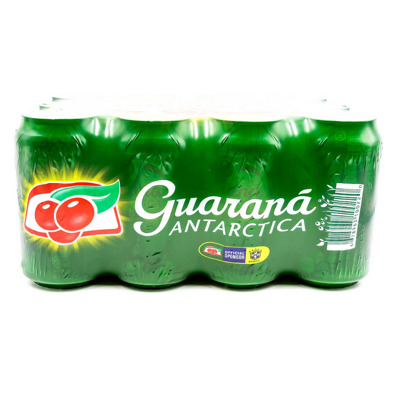 Guaraná Antarctica, The Brazilian Original Guaraná Soda, Regular, 11.83 fl oz (Pack of 12)