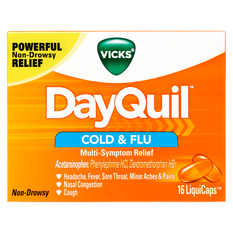 Vicks DayQuil Non-Drowsy Cold & Flu LiquiCaps 16ct