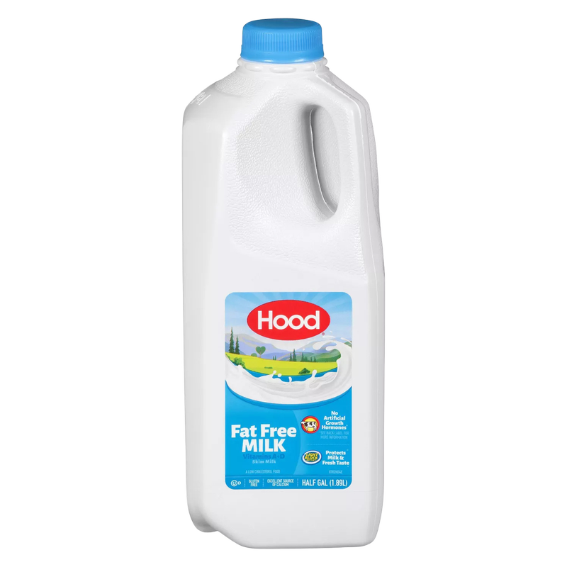 Hood Fat Free Milk 1/2 Gallon
