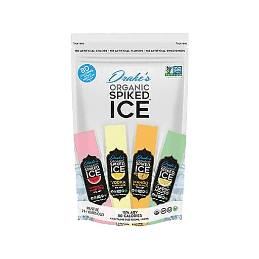 Drakes Organic Spiked Ice Pops 12pk 100ml