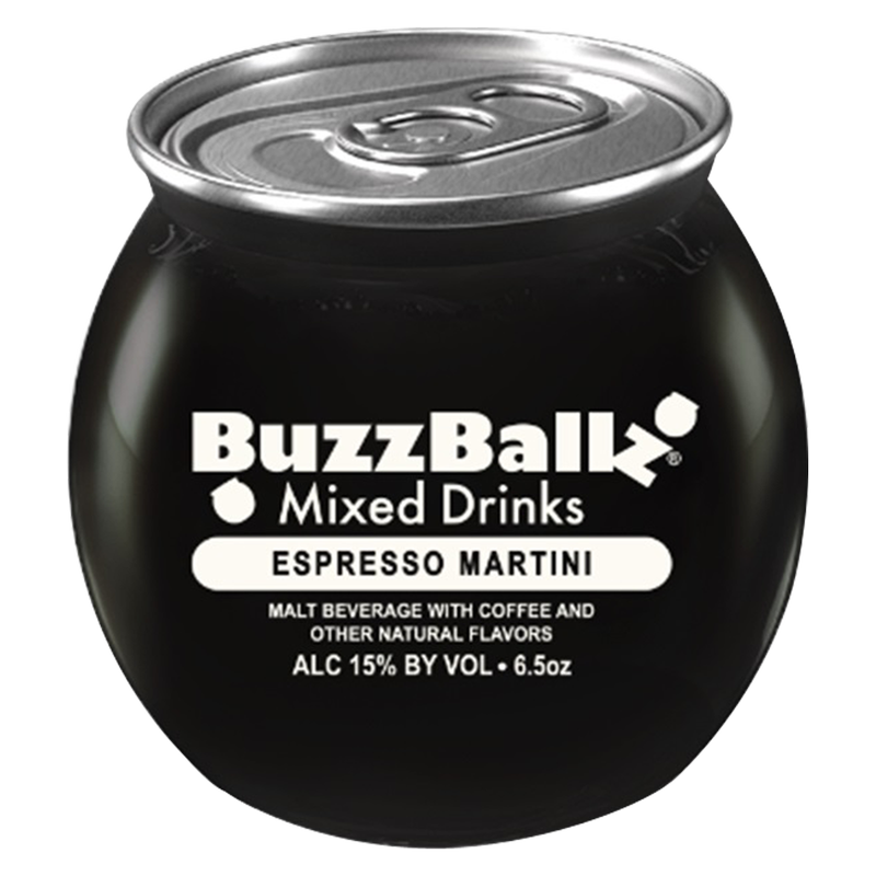 BuzzBallz Espresso Martini Single 6.5oz Can 15% ABV
