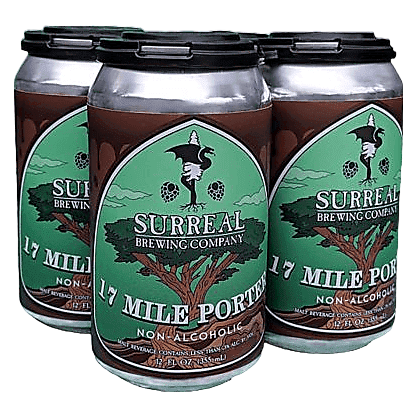 Surreal Brewing 17 Mile Porter Non-Alcoholic 4pk 12oz Can