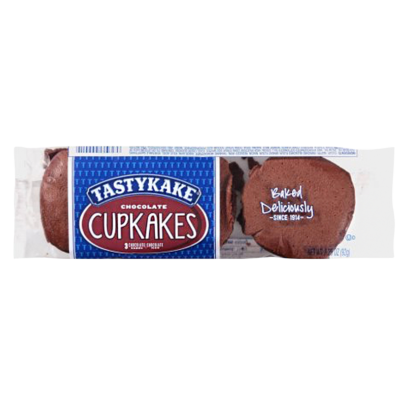 Tastykake Chocolate Cupcakes 3ct