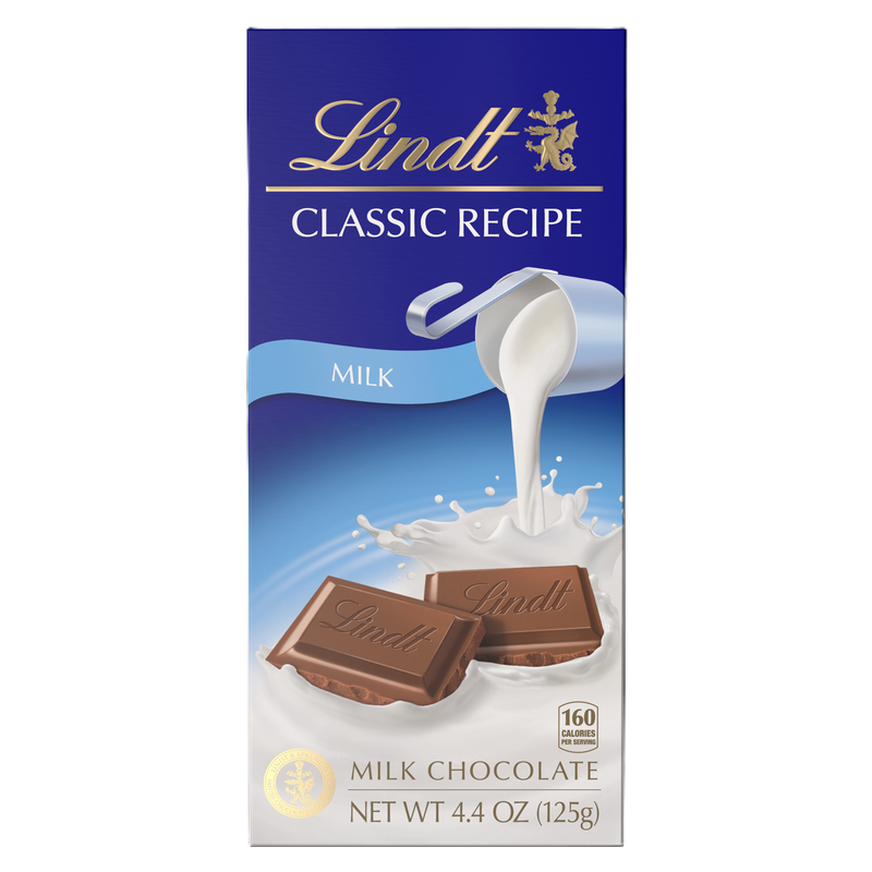 Lindt Classic Recipe Milk Chocolate Bar 4.4oz