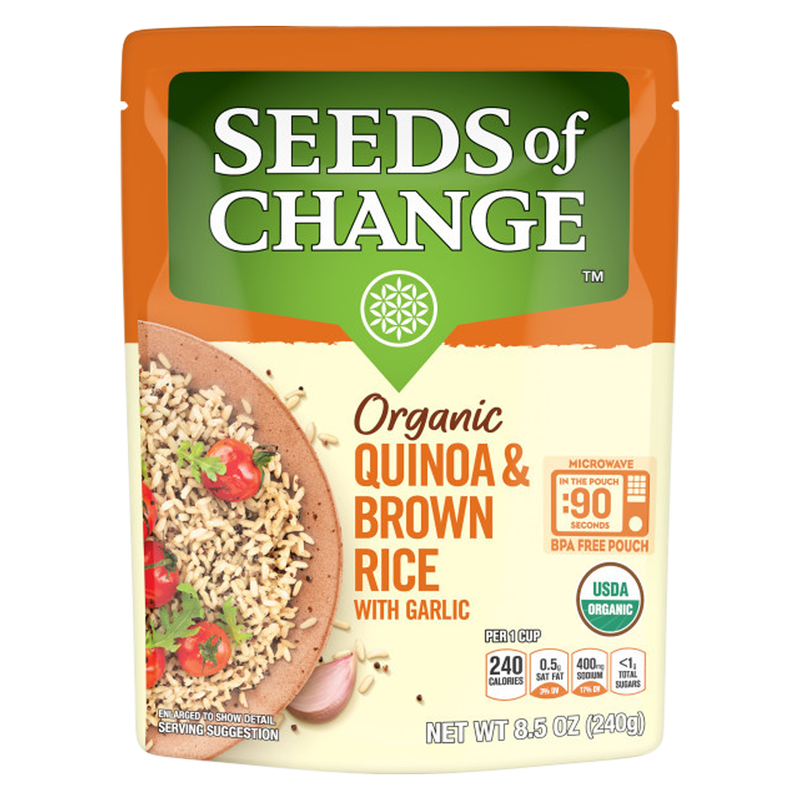 Seeds of Change Organic Garlic Quinoa & Brown Rice 8.5oz