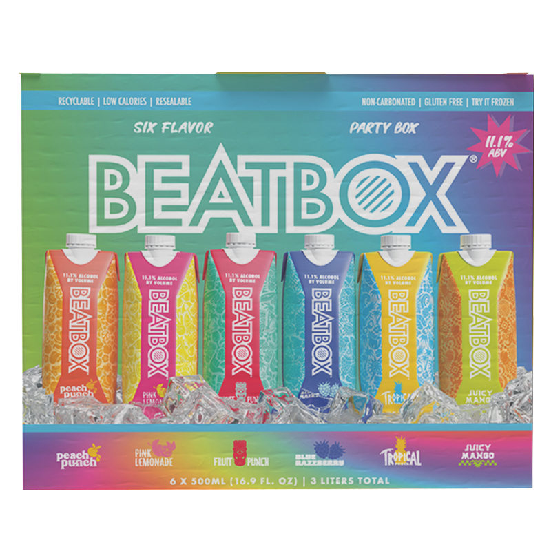 BeatBox Variety Pack 6pk 500ml 11.1% ABV Party Punch