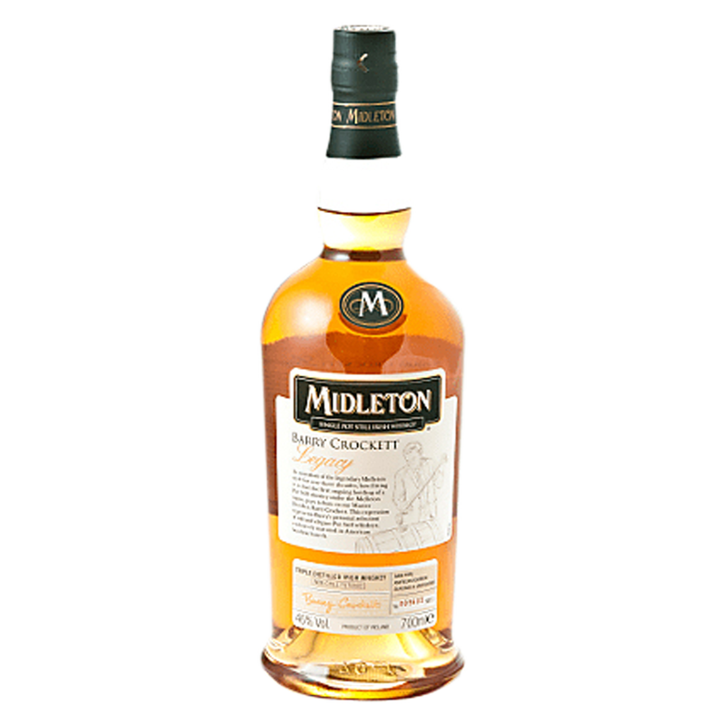 Midleton Barry Crockett Legacy Single Pot Still Irish Whiskey 750 ml (92 proof)