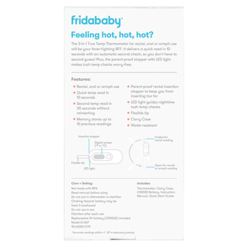Fridababy 3-in-1 Tru Temp Thermometer