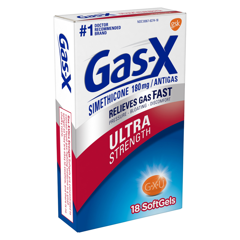 Gas-X Ultra Strength Softgel 18ct