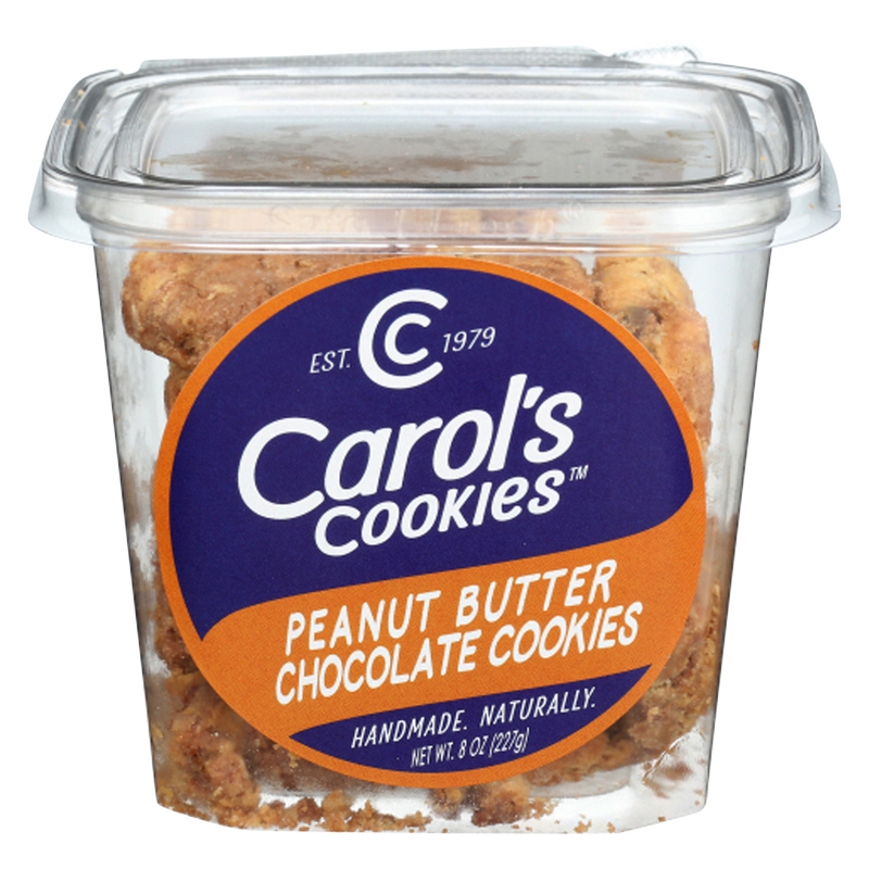 Carol's Cookies Peanut Butter Chocolate Mini Cookies 8oz
