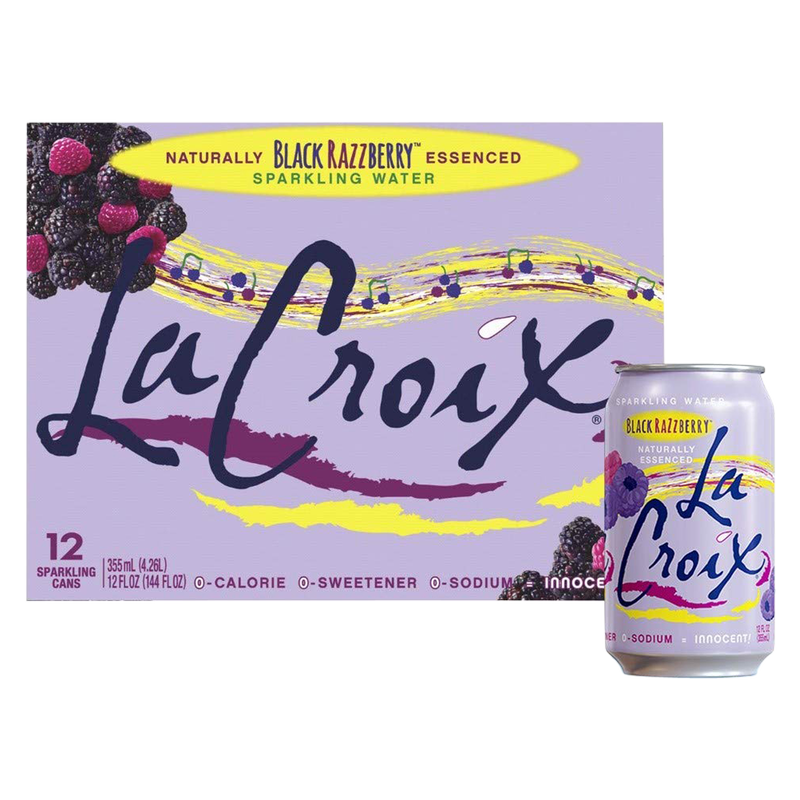 La Croix Black Razzberry Sparkling Water 12pk 12oz
