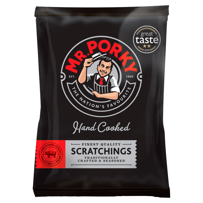 Mr Porky Handcooked Pork Scratchings, 40g