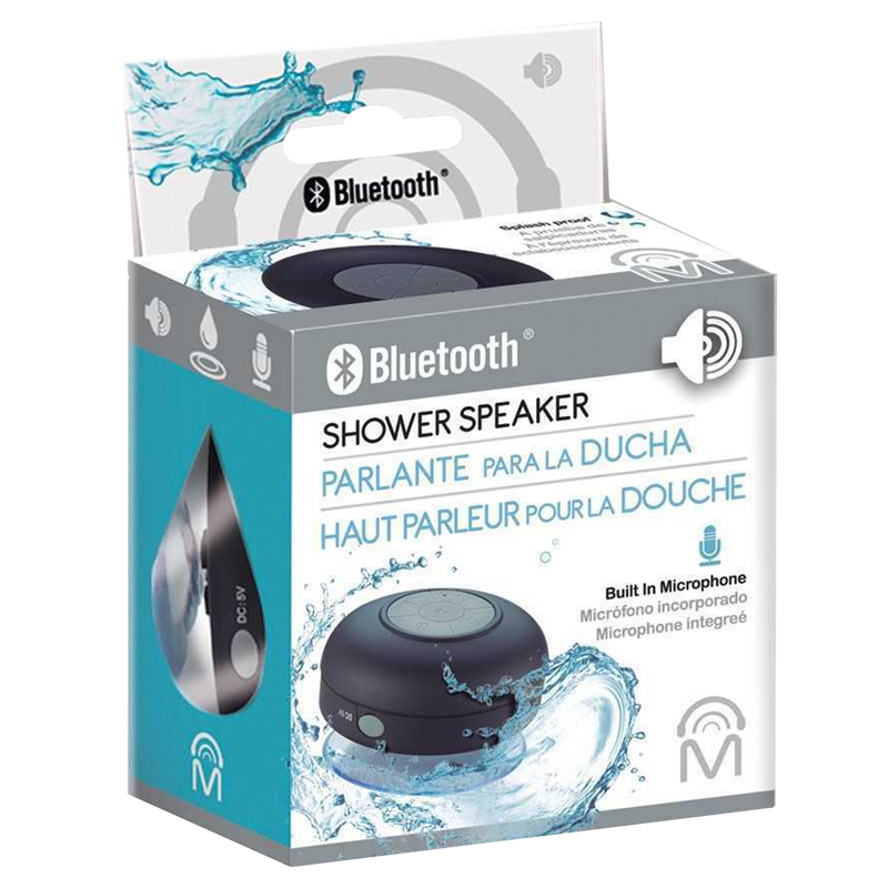 Mental Beats Bluetooth Shower Speaker Black