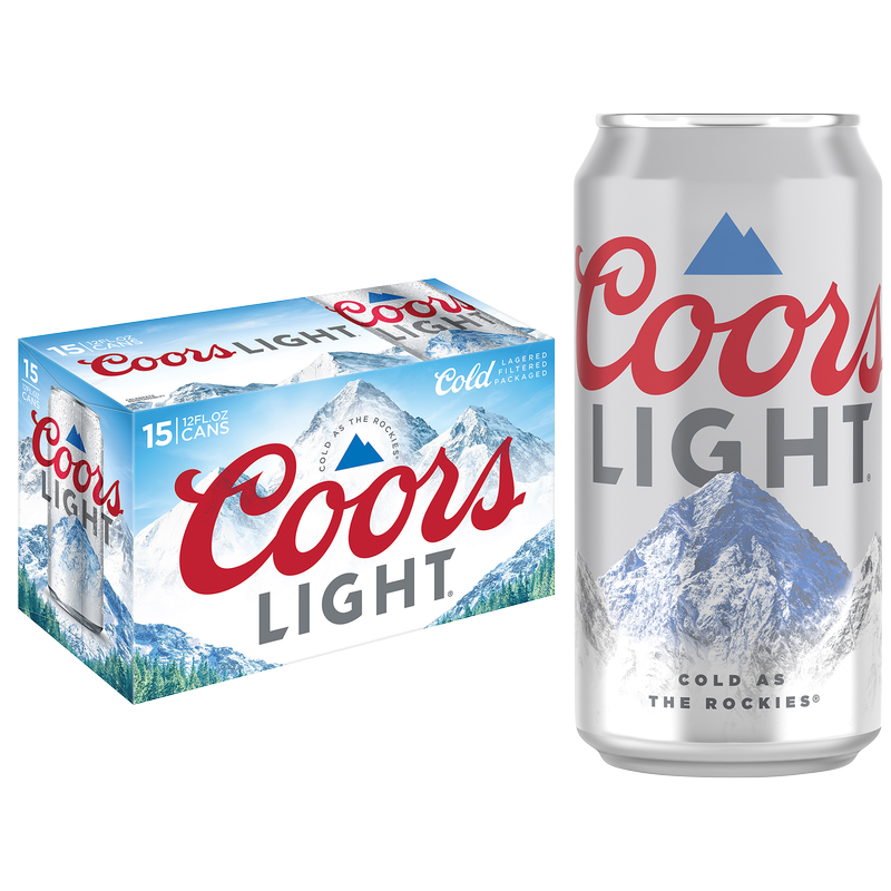 Coors Light 15pk 12oz Can 4.2% ABV