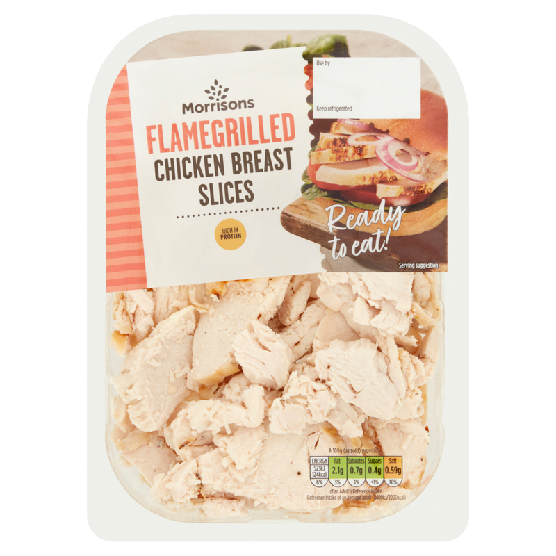 Morrisons Ready To Eat Flame Grilled Chicken Slices, 160g