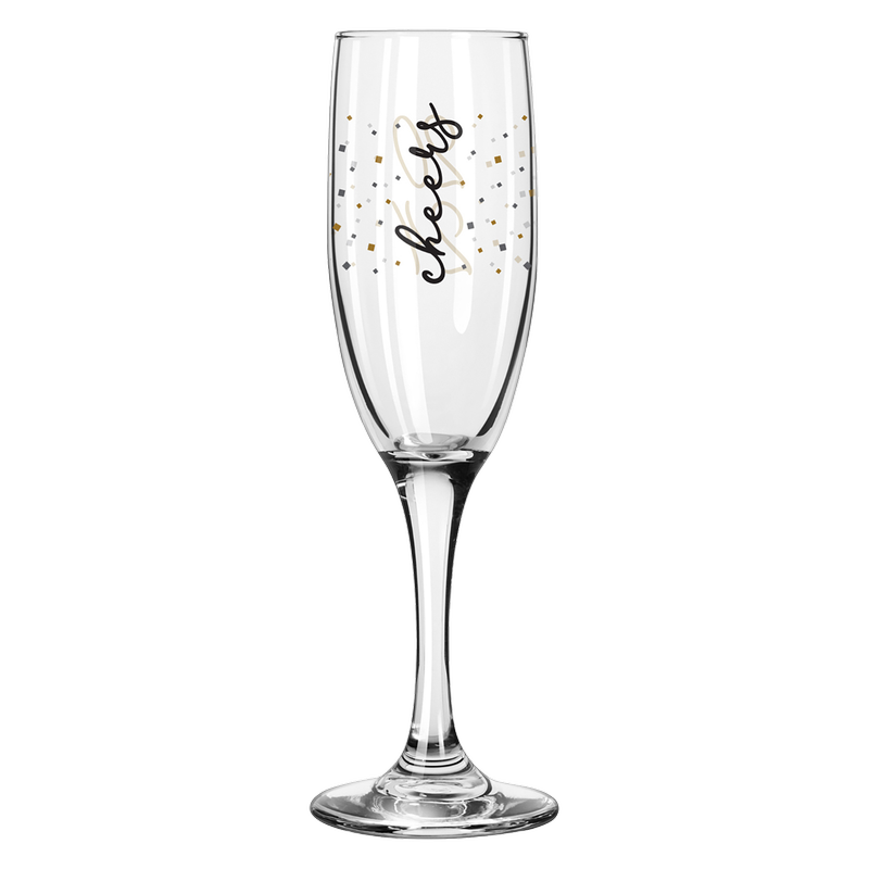 Cristar 2024 New Years Glass Champagne Flute - Shop Glasses & Mugs at H-E-B