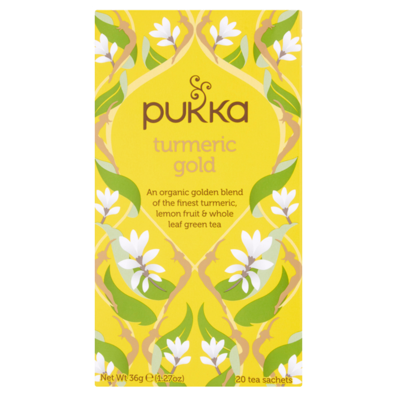Pukka Organic Turmeric Gold Tea, 20pcs