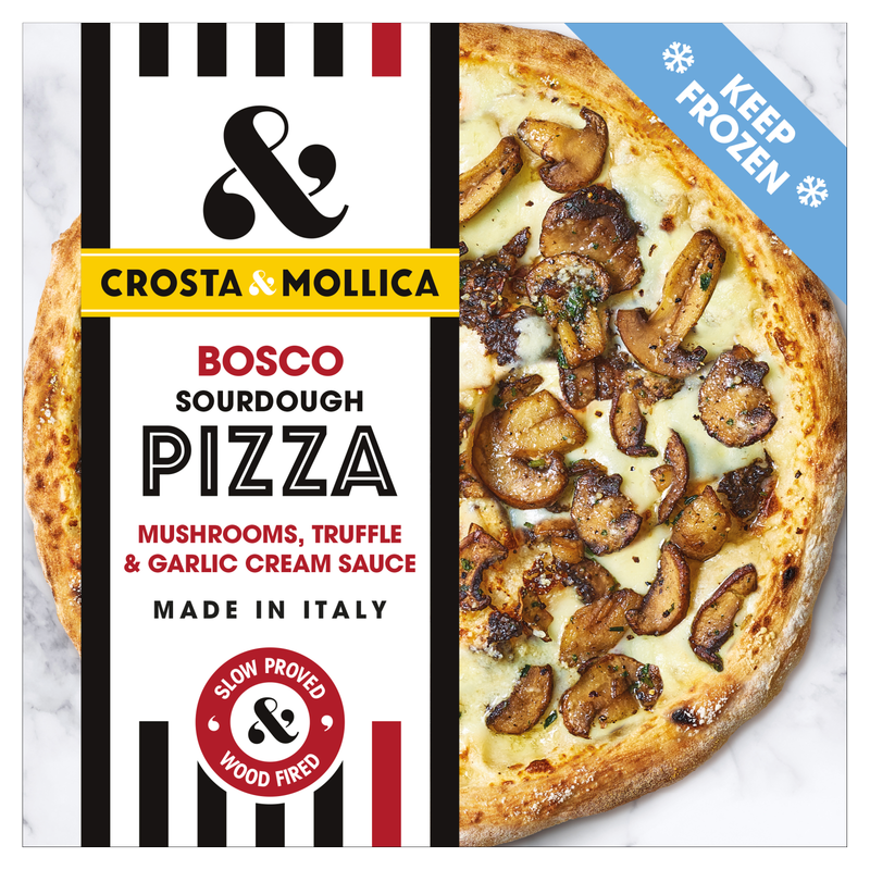 Crosta & Mollica Mushroom, Truffle, Garlic Pizza, 443g