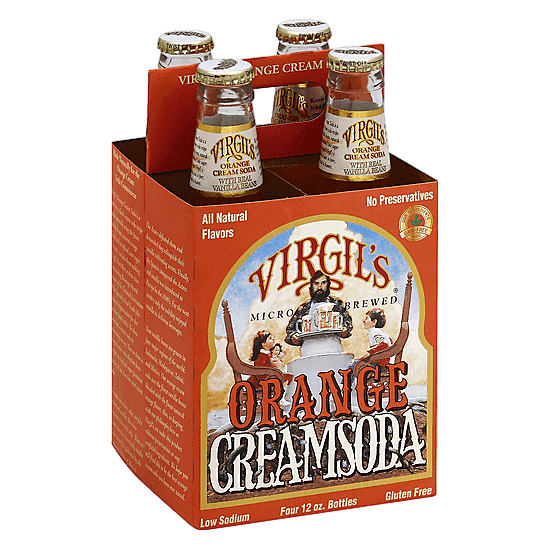 Virgil's Orange Cream Soda 4pk 12oz Btl