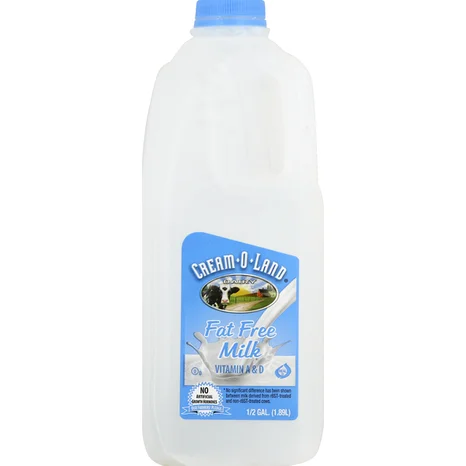 Cream-O-Land Fat Free Milk Vitamin A & D 1/2 Gallon