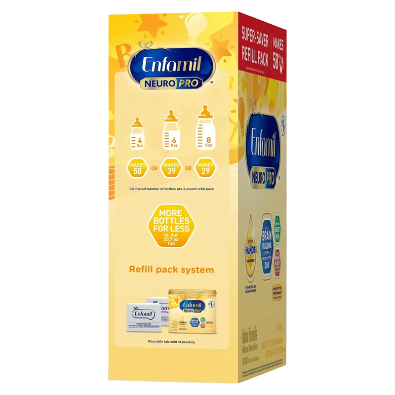 Enfamil NeuroPro Infant Formula Powder Refill Box 36.4oz Baby fast
