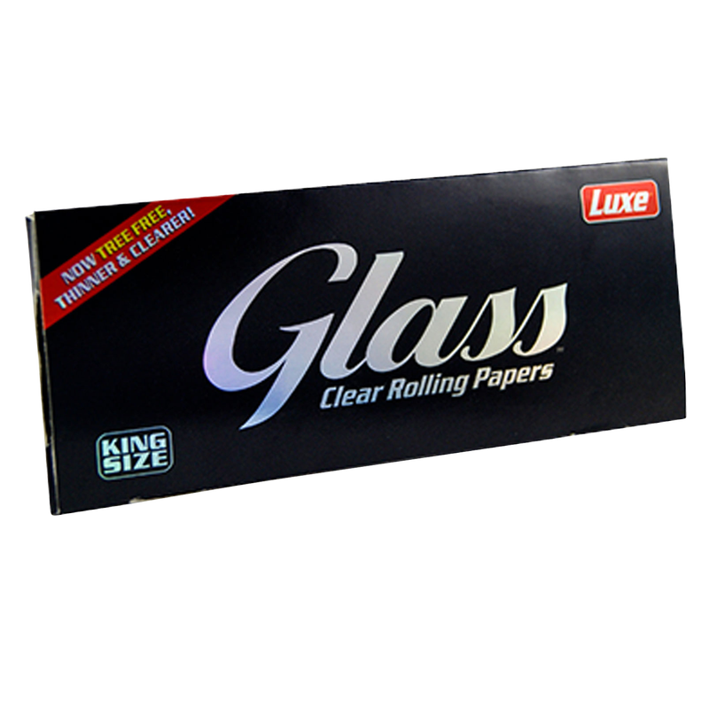 Glass Transparent Rolling Papers King Size