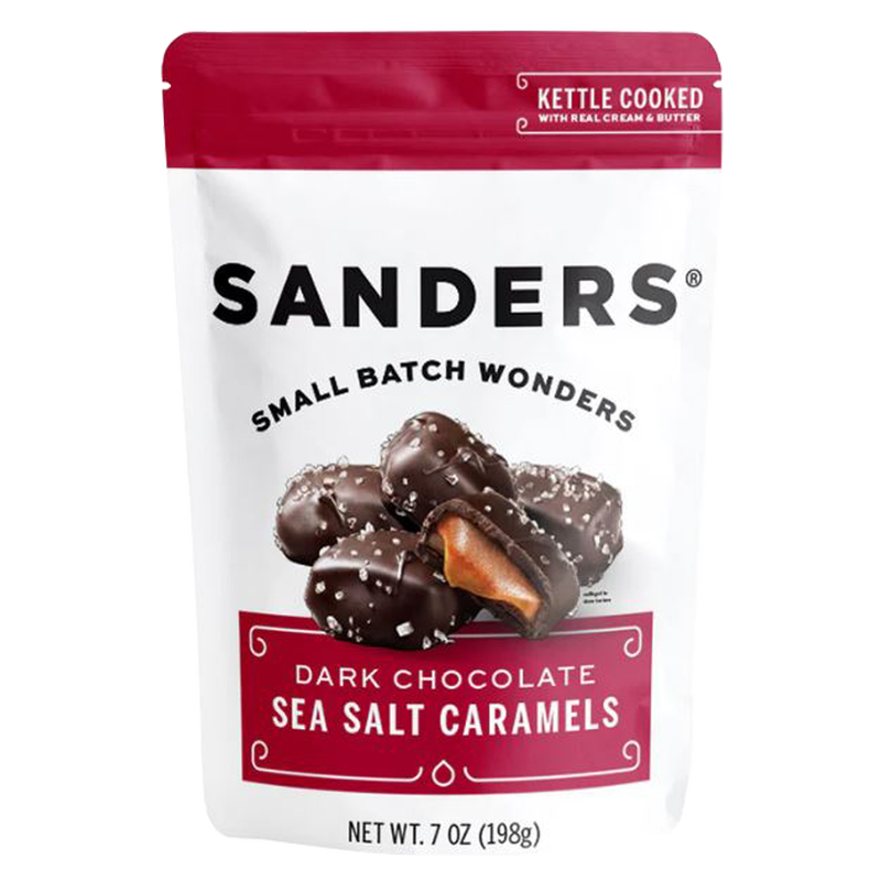 Sanders Dark Chocolate Sea Salt Caramels 7oz