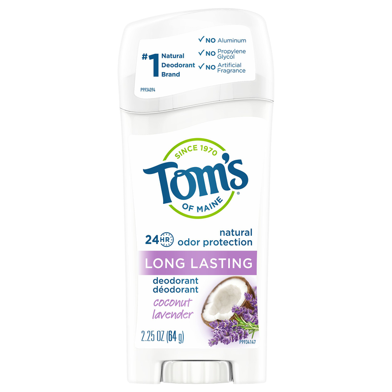 Tom's of Maine Natural Deodorant Coconut Lavender 2.25oz