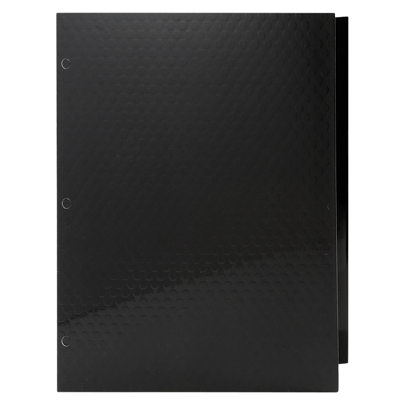2 Pocket Folder Black
