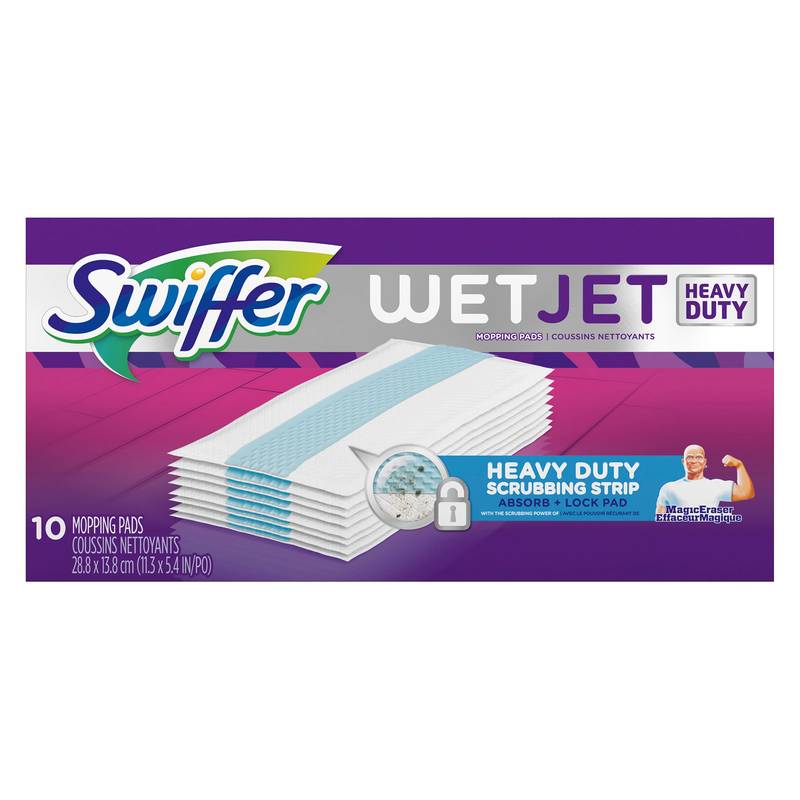 Swiffer WetJet Heavy Duty Mopping Pads 10ct