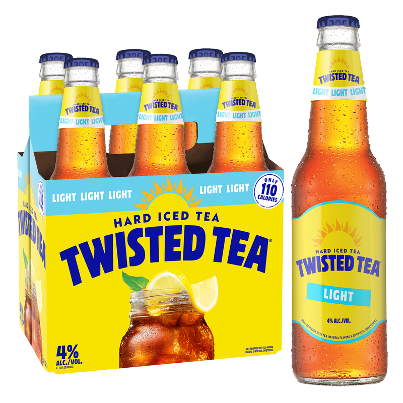 Twisted Tea Light 6pk 12oz Btl 5.0% ABV