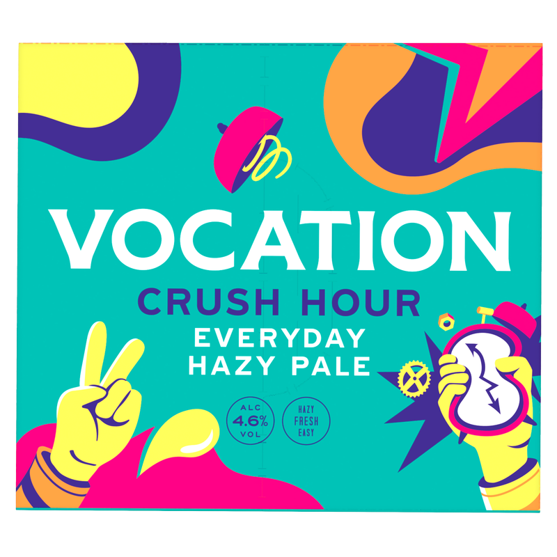 Vocation Crush Hour Hazy Pale, 4 x 330ml