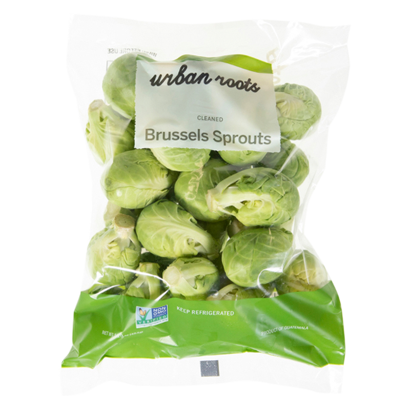 Urban Roots Trimmed Brussels Sprouts 16oz Bag