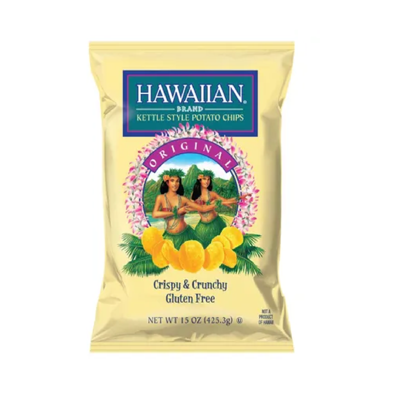 Hawaiian Original Kettle Style Potato Chips 15oz