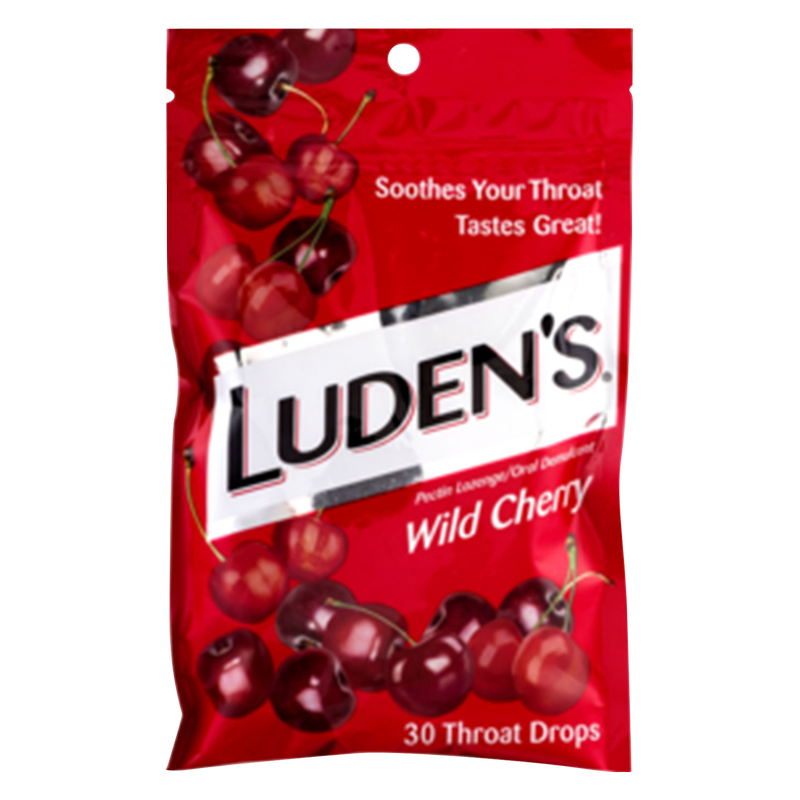 Luden's Wild Cherry Cough Drops 30ct
