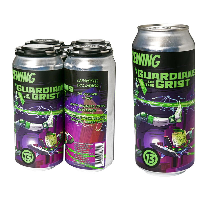 Odd13 Brewing Guardians of the Grist Rotator Hazy IPA 4pk 16oz Can 7.0%
