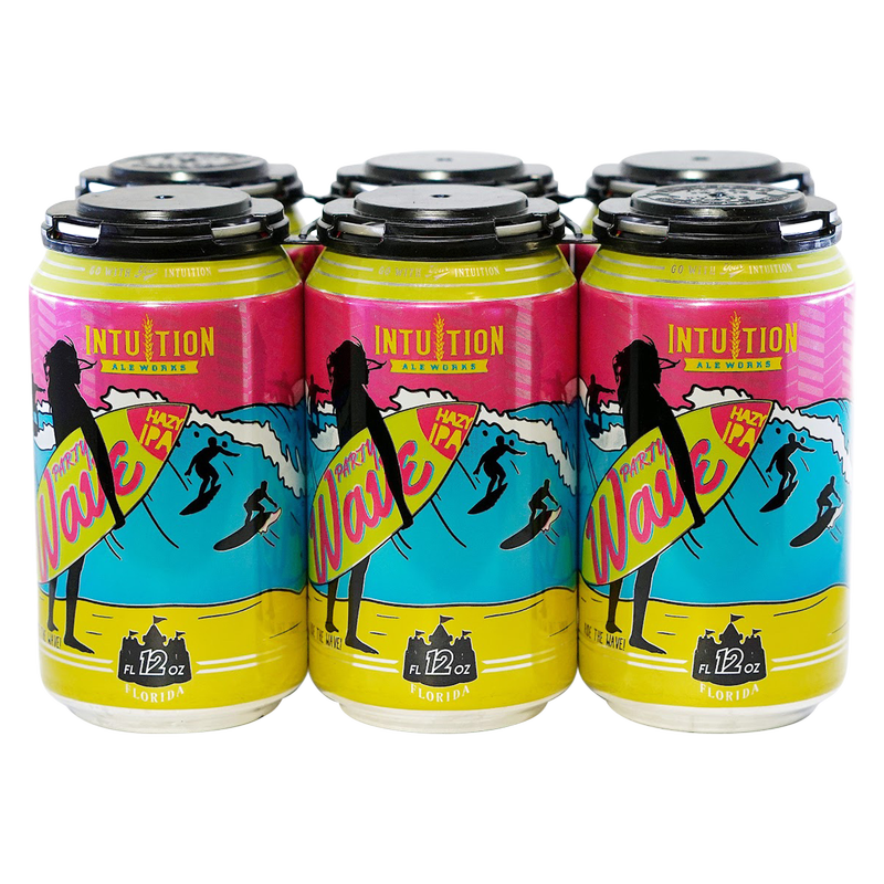 Intuition Party Wave Hazy IPA 6pk 12oz Can 6.7% ABV