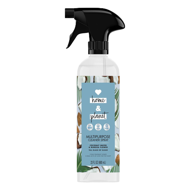 Love Home and Planet Coconut Water & Mimosa Flower Multipurpose Cleaner Spray 23oz