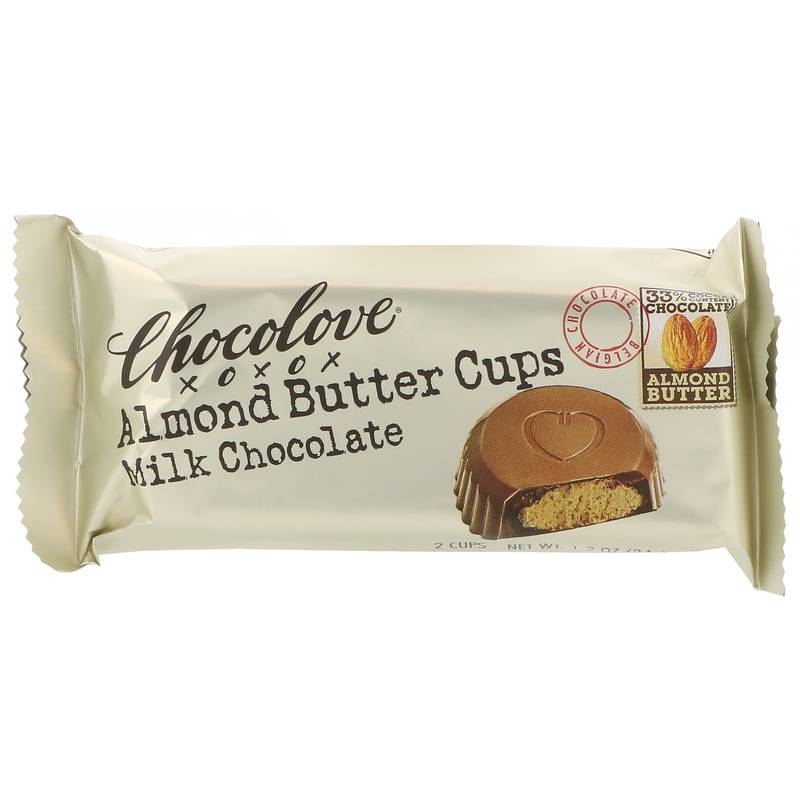 Chocolove Milk Chocolage Almond Butter Cups 2ct