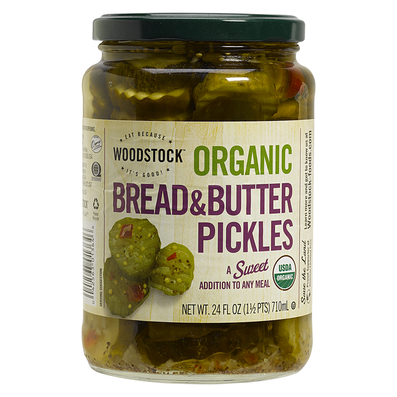 Woodstock Organic Bread & Butter Pickle Chips 24oz