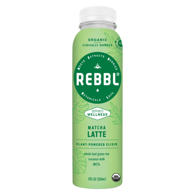 REBBL Elixirs Matcha Latte At least 95% Organic